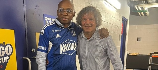 Cónsul General de Colombia en Chicago acompañó los connacionales en el partido Millonarios vs Crystal Palace
