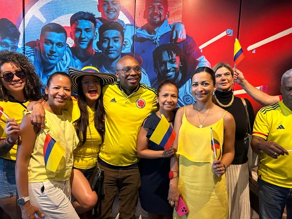 Consulado de Colombia en Chicago acompaña a los connacionales en la Copa América 2024