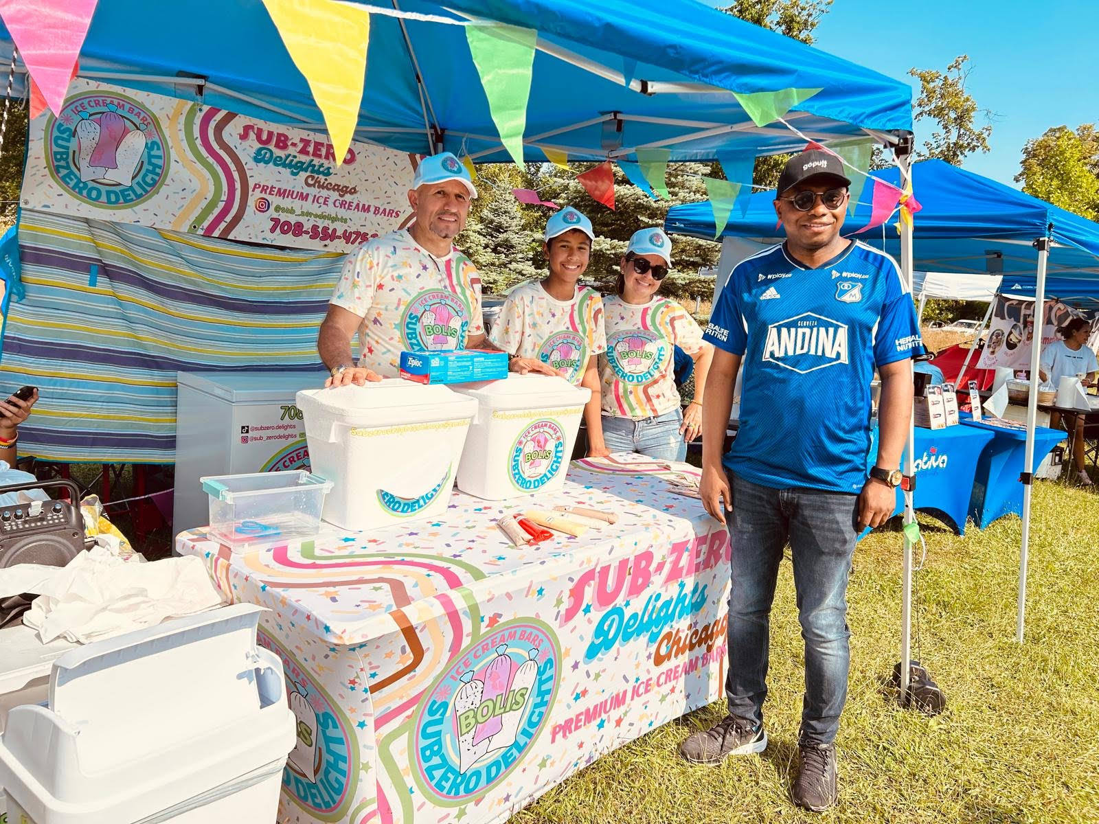 Cónsul General y multiplicadora participaron en el picnic colombiano de Emcoli – Emprendedores Colombianos de Illinois