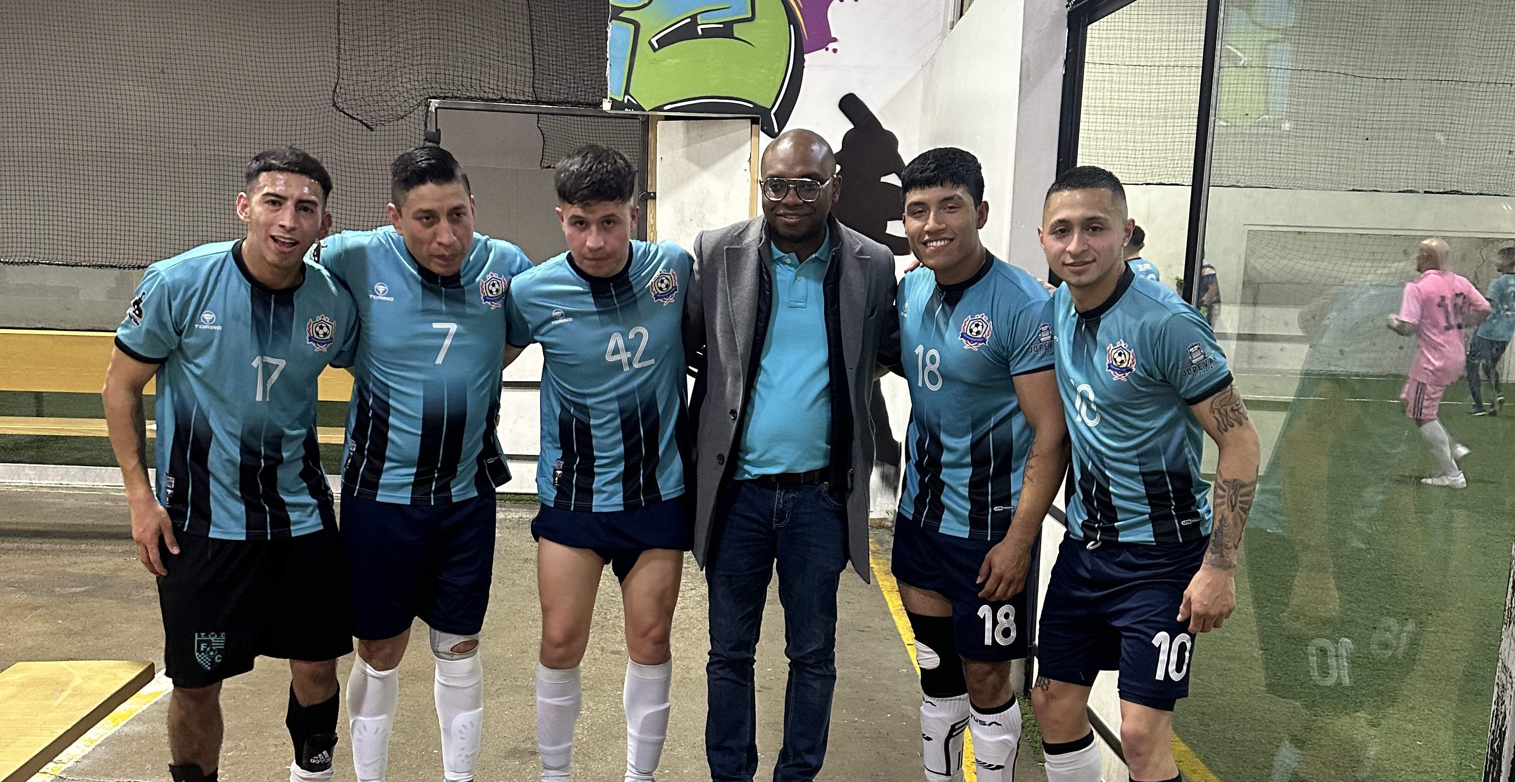 Cónsul General de Colombia en Chicago asistió a los partidos de fútbol de Melrose Park