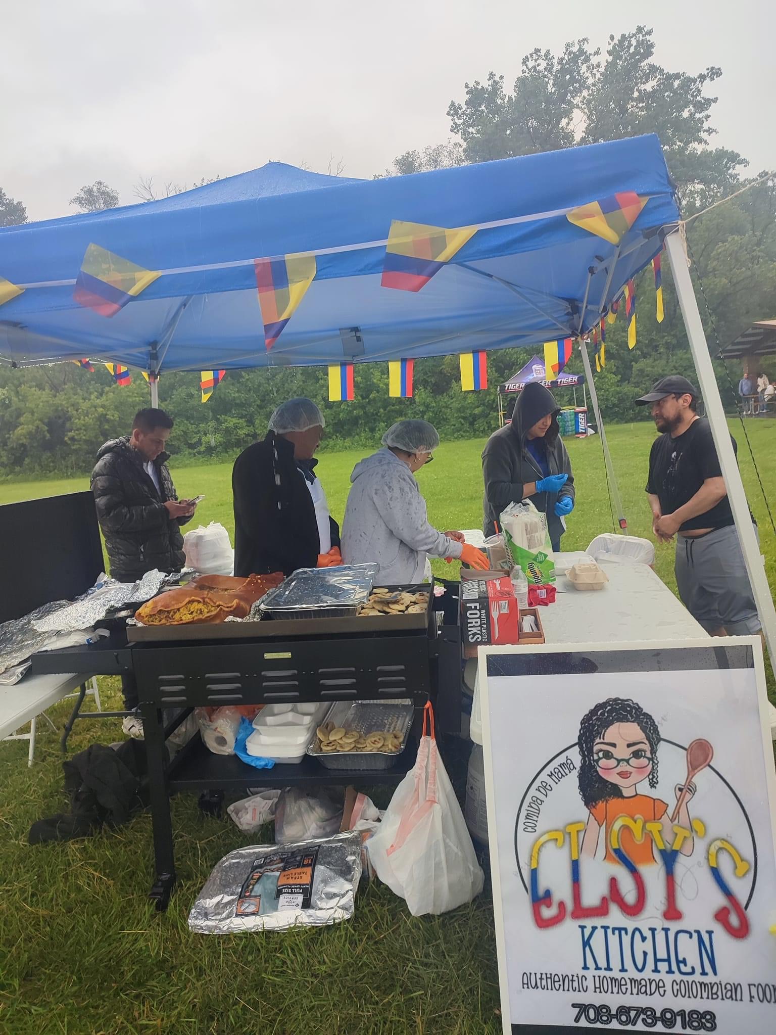 Funcionarios del Consulado en Chicago asistieron al picnic de emprendedores colombianos