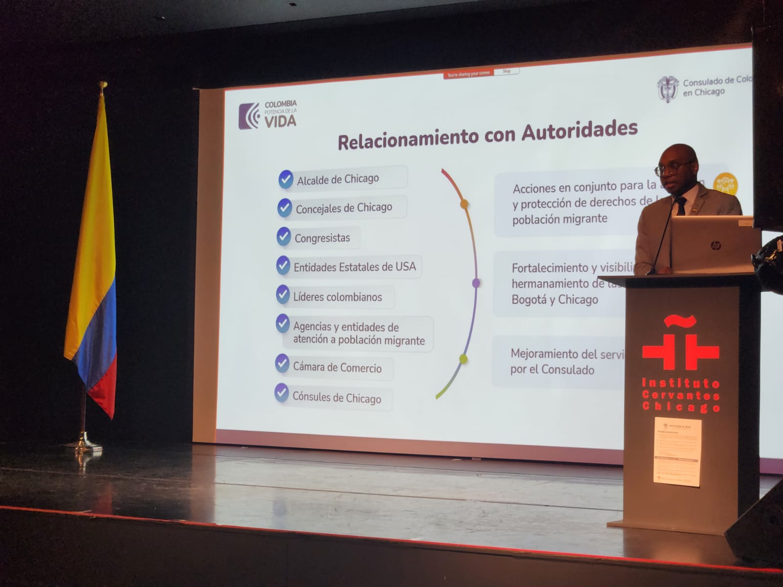 Consulado de Colombia en Chicago realizó rendición de cuentas el 29 de noviembre