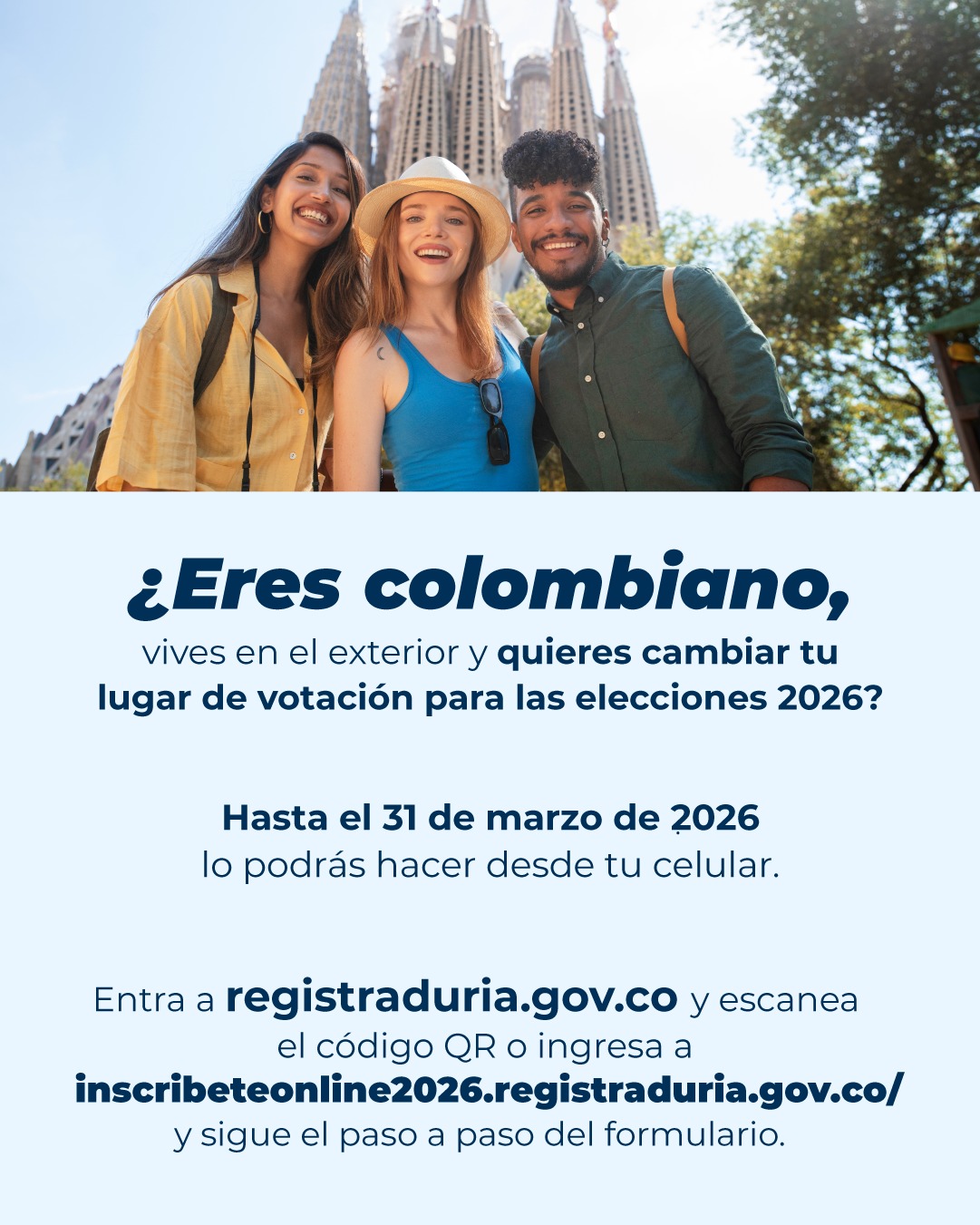 Colombiano en el exterior: conozca cómo cambiar su lugar de votación para las elecciones de 2026