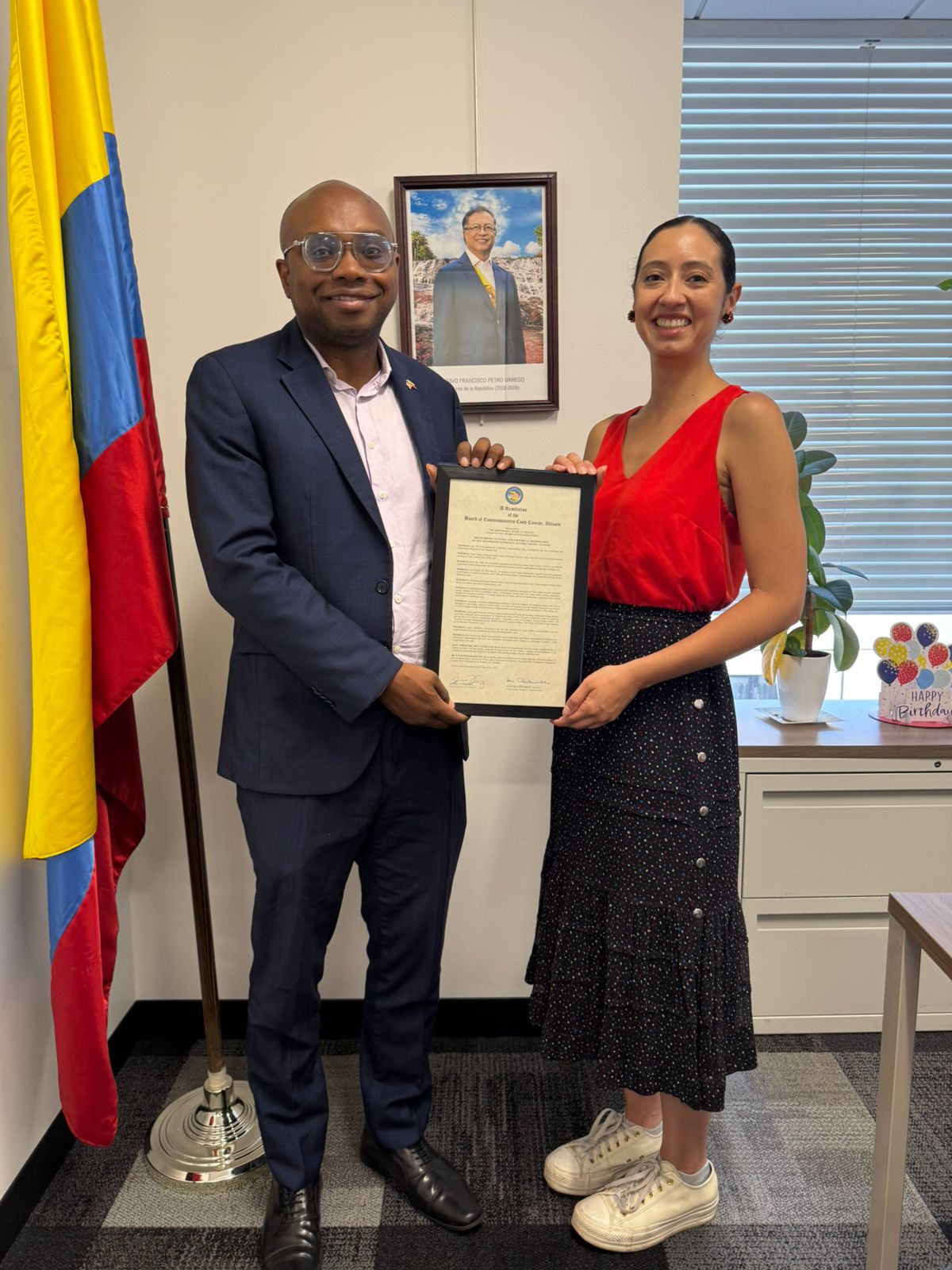 Condado de Cook County se une a las celebraciones de la Independencia de Colombia