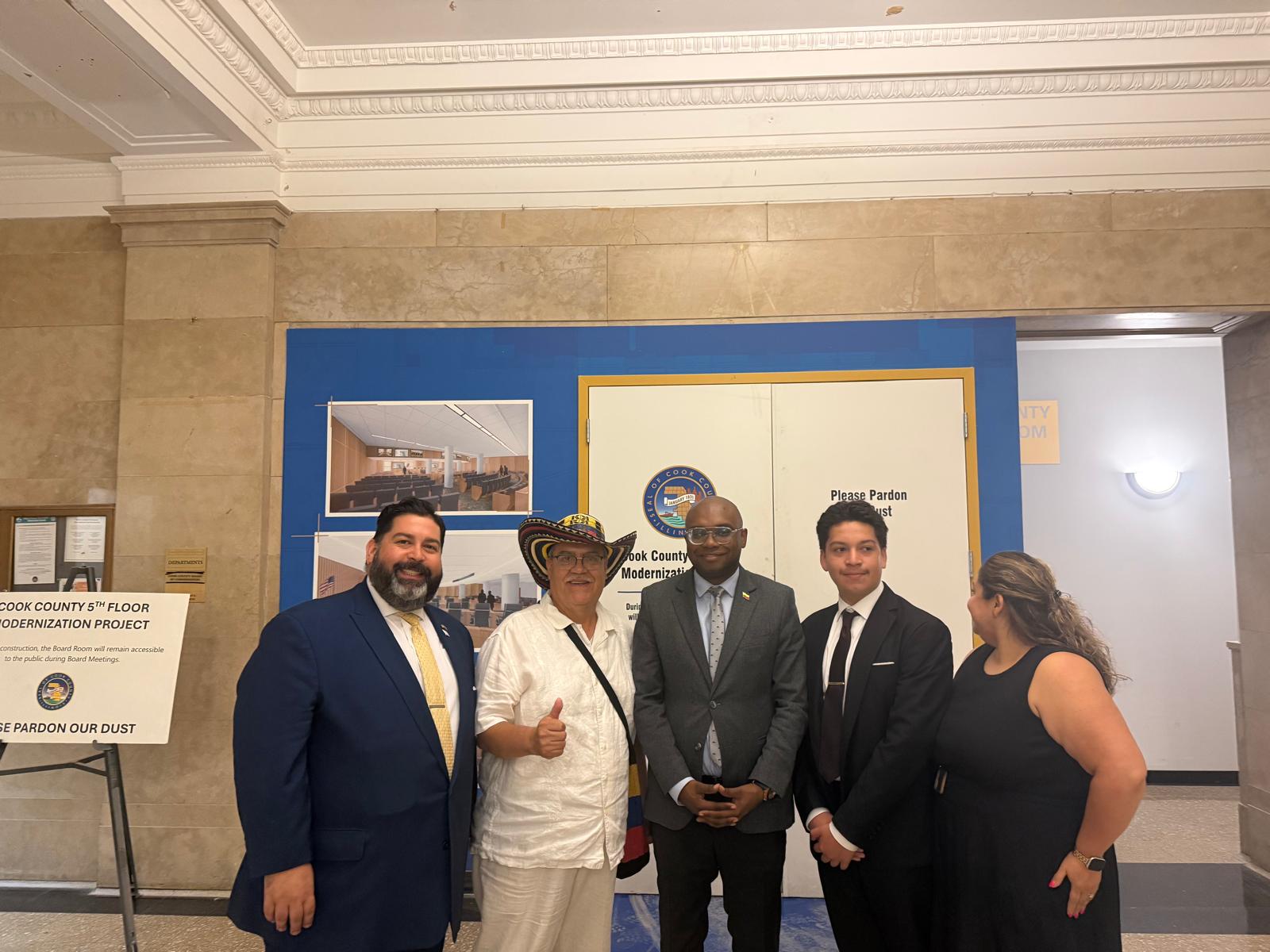 Condado de Cook County se une a las celebraciones de la Independencia de Colombia