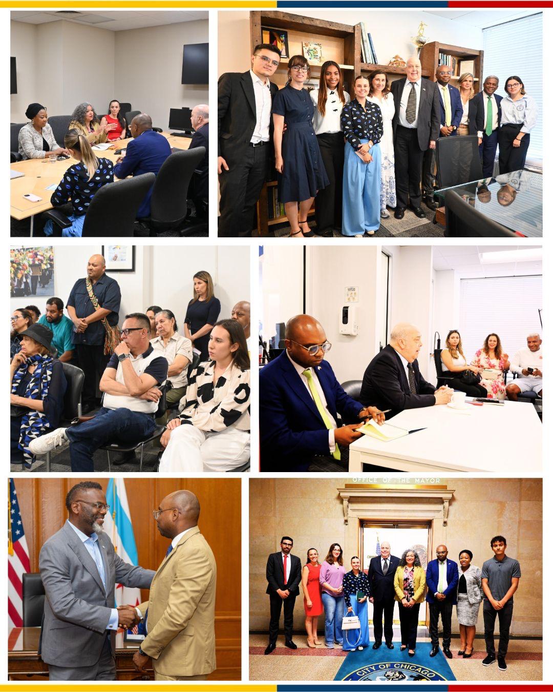 Visita del Embajador Daniel García-Peña a Chicago