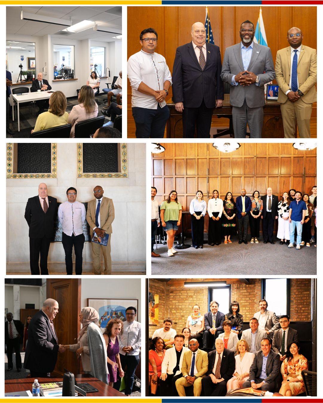 Visita del Embajador Daniel García-Peña a Chicago