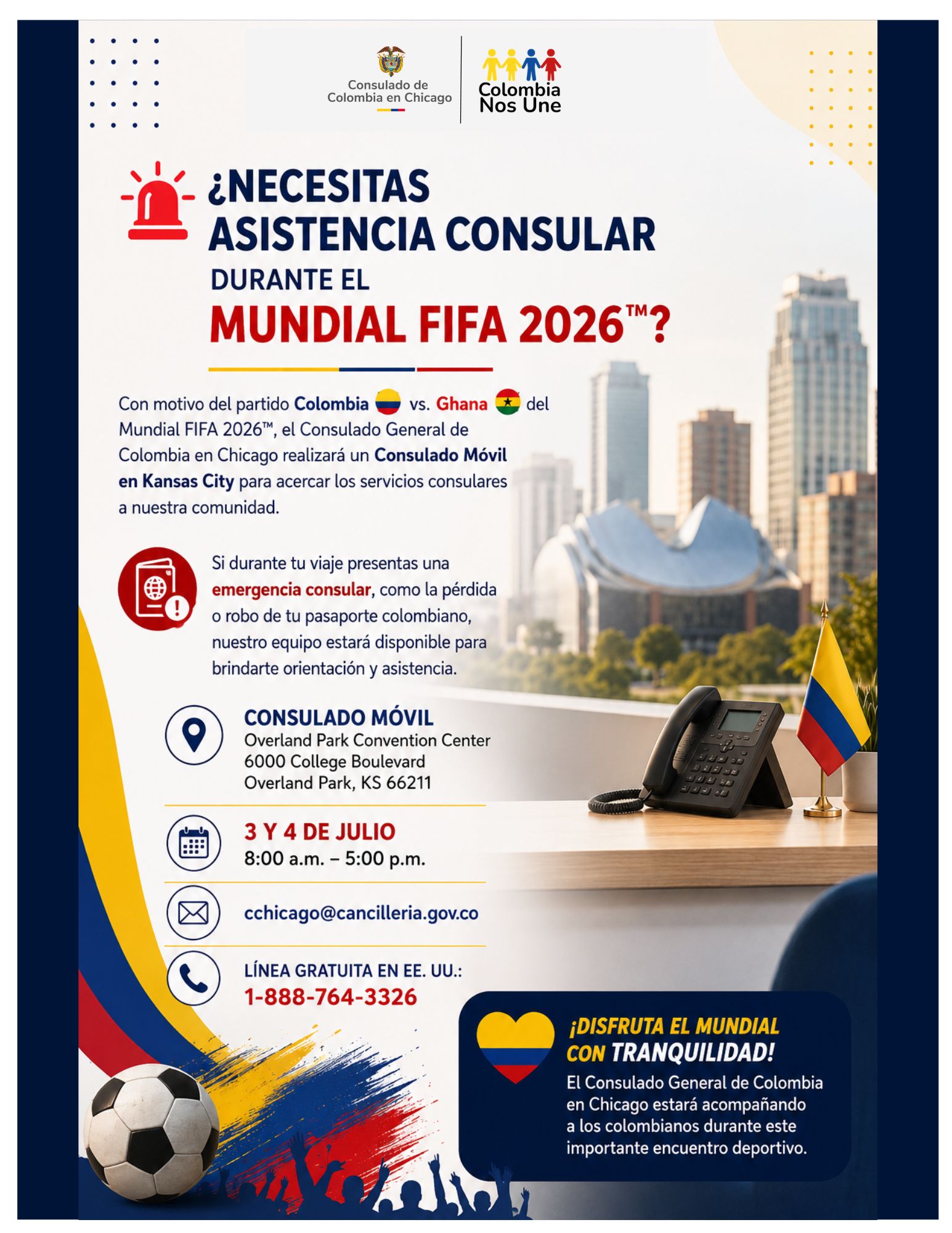 Agenda especial Mundial FIFA 2026™ en Kansas City