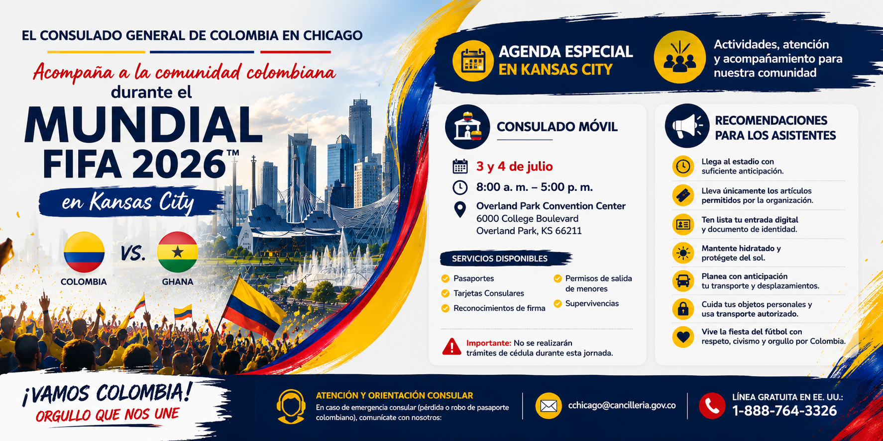 Agenda especial Mundial FIFA 2026™ en Kansas City