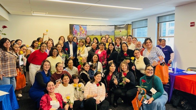 Foto de las aisitentes al encuentro