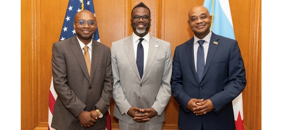 Cónsul General de Colombia en Chicago, se reunió con el alcalde de Chicago