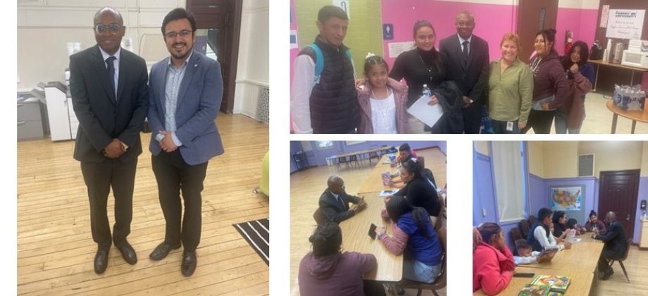 Cónsul de Colombia en Chicago se reunió con el concejal Byron Sigcho López