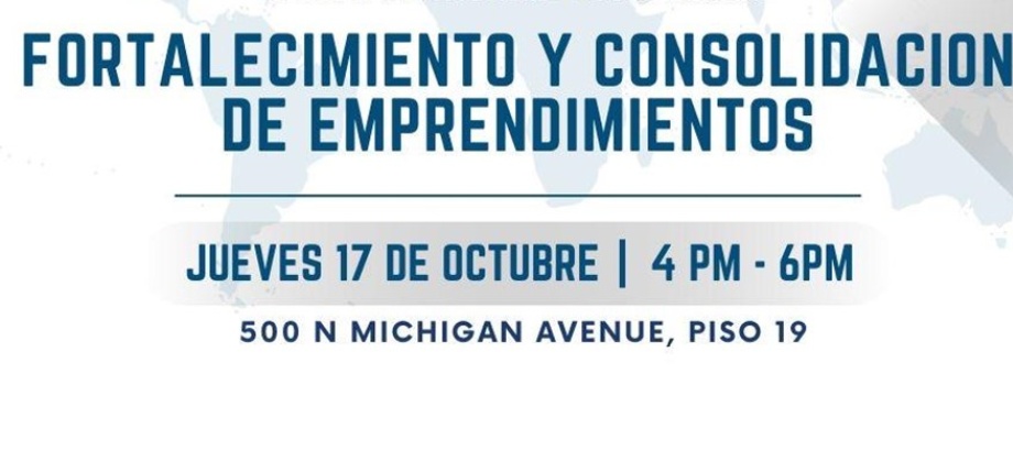 Consulado de Colombia en Chicago invita al taller de fortalecimiento y consolidación de emprendimientos