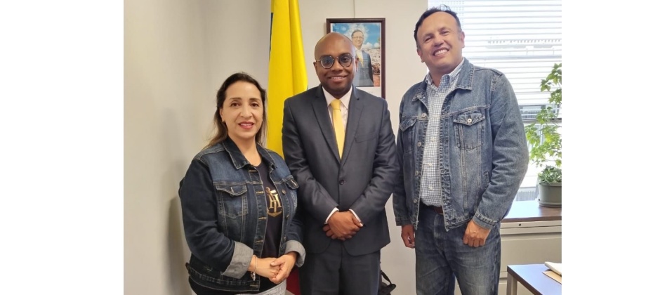 Cónsul General de Colombia en Chicago  se reunió con directivos de Dezaina SAS