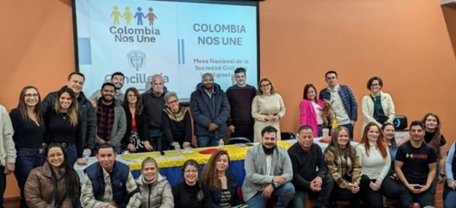 Se fortalece la participación de los colombianos con los Talleres de la Mesa Nacional de la Sociedad Civil para las Migraciones