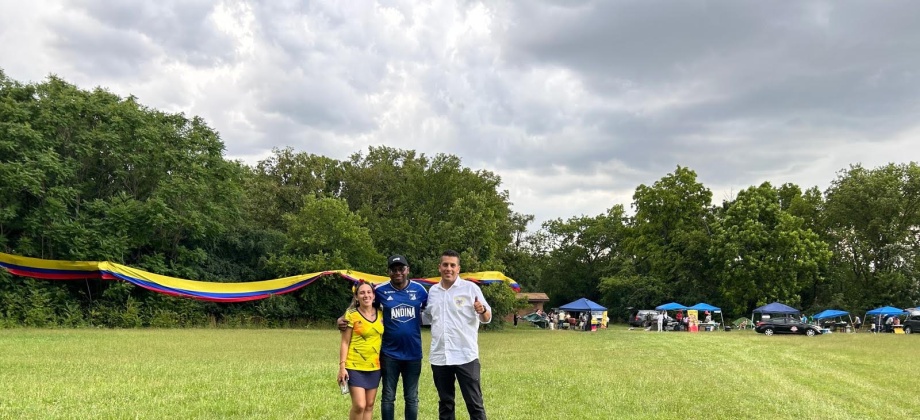 Cónsul General y multiplicadora participaron en el picnic colombiano de Emcoli – Emprendedores Colombianos de Illinois