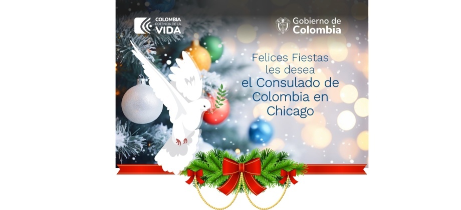 Saludo de Año Nuevo del Consulado General de Colombia en Chicago