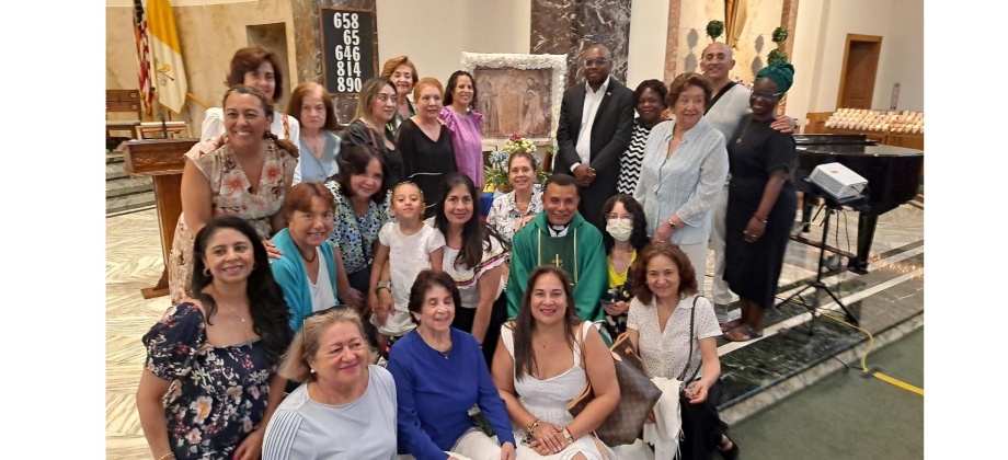 Consulado de Colombia en Chicago celebra con connacionales la fiesta de la Virgen de Chiquinquirá