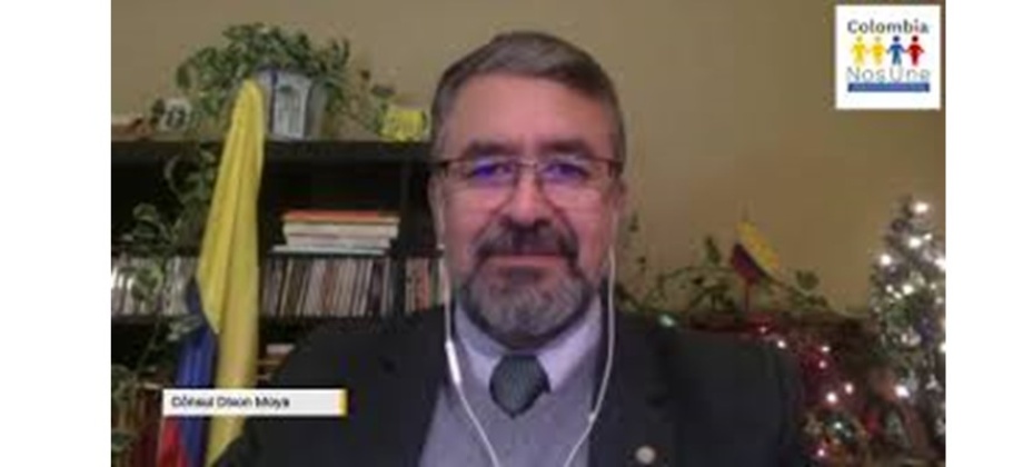 En el marco del encuentro consular comunitario virtual se presentó el informe de rendición de cuentas Cónsul General