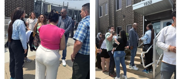 Cónsul General visitó el centro de detención de Broadview, Illinois