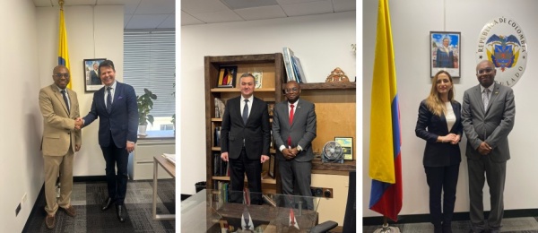 Cónsul colombiano promueve diálogo con cónsules de Bosnia y Herzegovina, Rumanía y Kyrgyzstan