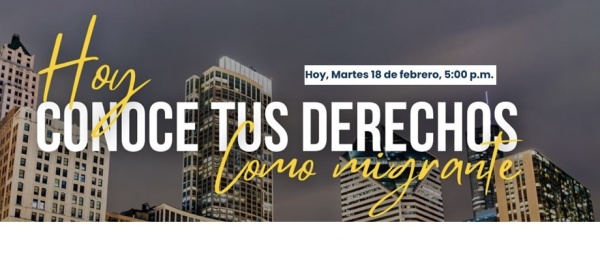 Conoce tus derechos como migrante: Facebook Live del Consulado General de Colombia en Chicago