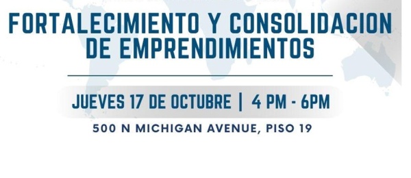 Consulado de Colombia en Chicago invita al taller de fortalecimiento y consolidación de emprendimientos