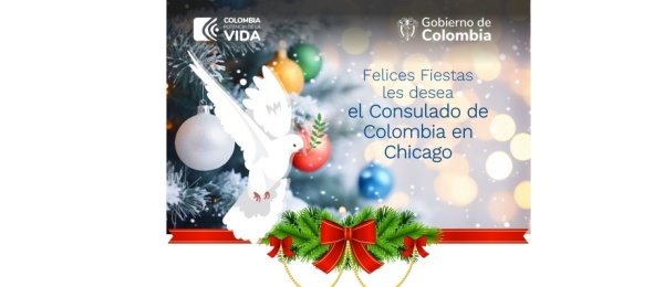 Saludo de Año Nuevo del Consulado General de Colombia en Chicago