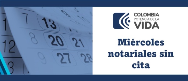 Vuelven los miércoles notariales sin cita, se atenderán las primeras 50 personas y se podrán realizar hasta 2 trámites