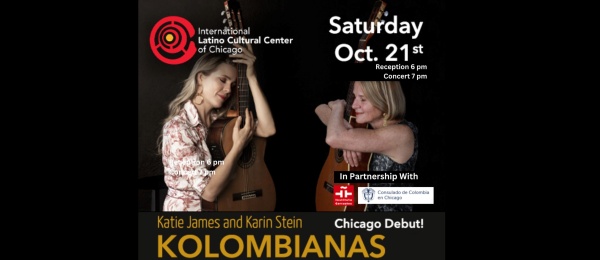Consulado de Colombia en Chicago invita al recital de guitarra “Kolombianas” en el Instituto Cervantes el 21 de octubre de 2023