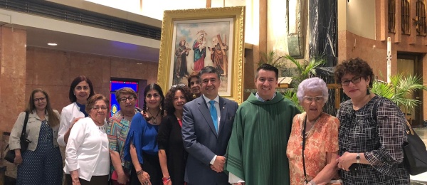 Celebración en Chicago de los cien años de  la Virgen de Chiquinquirá